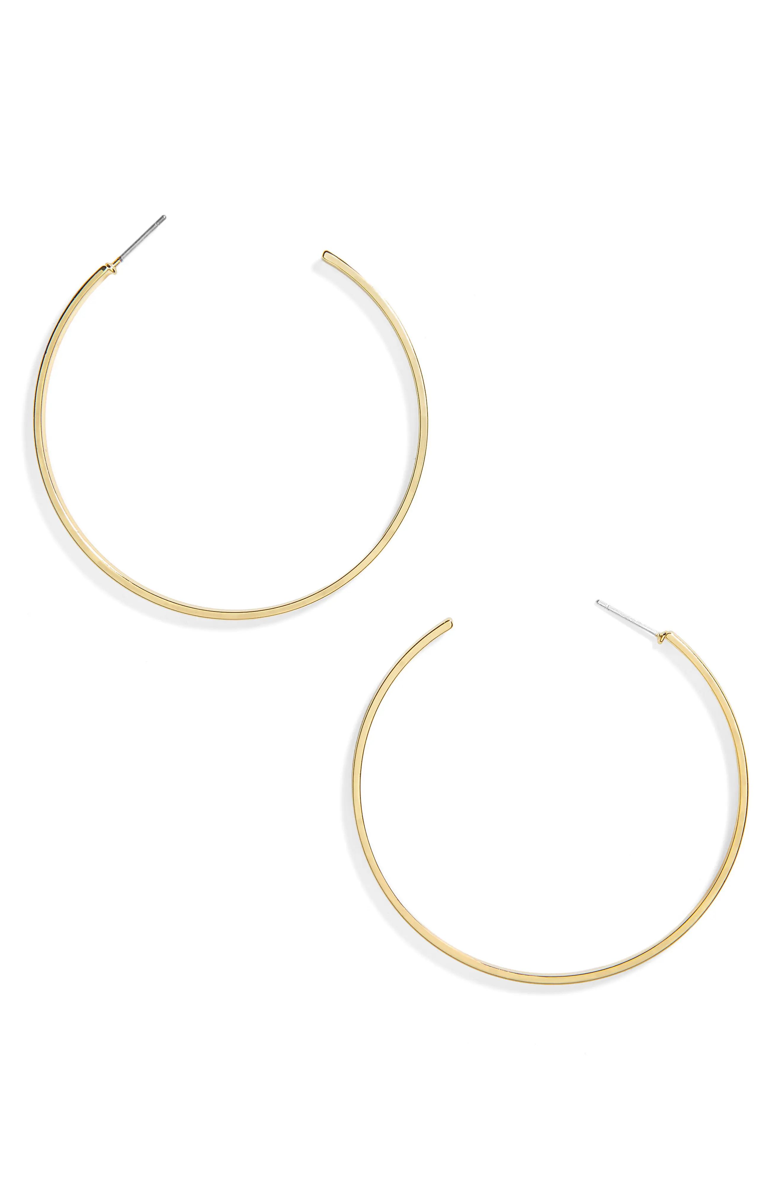 BaubleBar Thin Hoop Earrings | Nordstrom