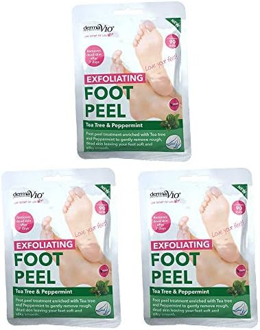 Derma V10 Exfoliating Foot Peel - Pack of 3 | Amazon (UK)