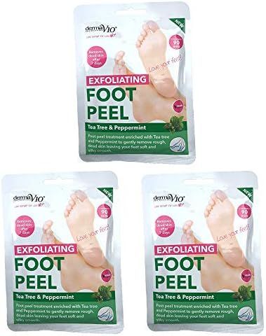 Derma V10 Exfoliating Foot Peel - Pack of 3 | Amazon (UK)