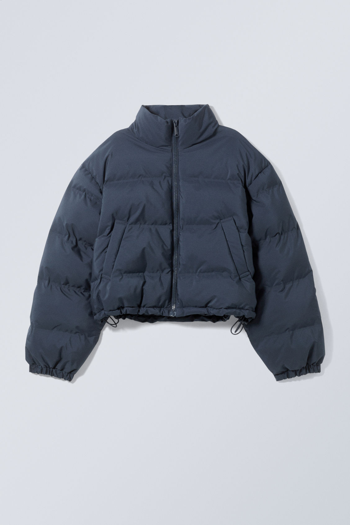 Promise Cropped Puffer - Blue | Weekday