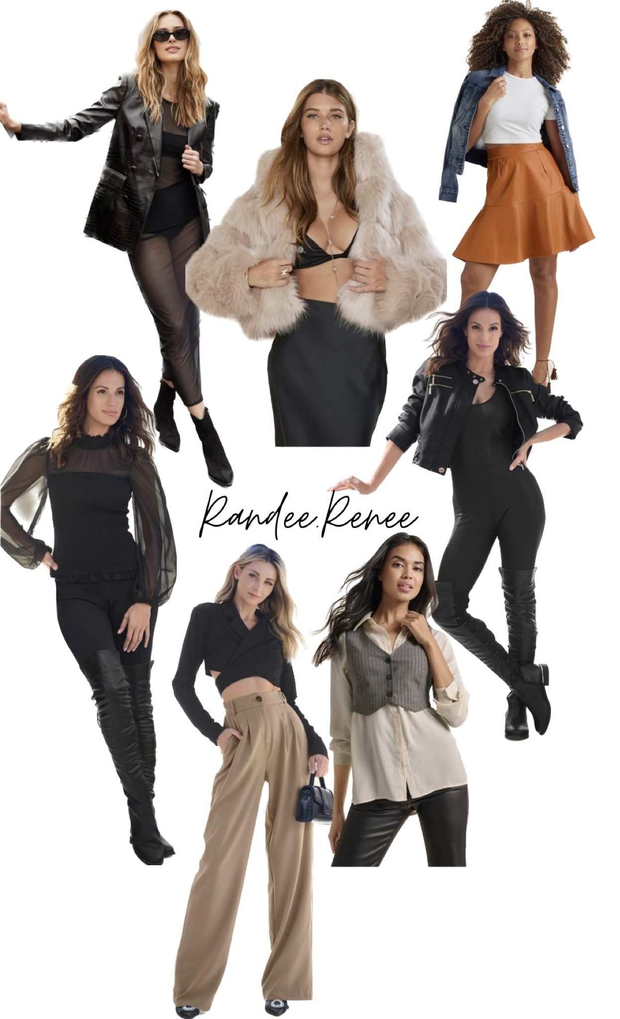 Wow! If this isn’t elevated fall style, I don’t know what is! There are pieces for work outfits, holiday parties, girls night out and everywhere in between! Faux leather pants, cropped vest, blazer, cropped fur coat, faux leather skirt, spandex jumpsuit, mesh dress, trouser pants, leather jacket over the knee boots and so much more! And this is all on sale right now for a limited time! Go, go, go!!! 

#LTKsalealert #LTKstyletip #LTKworkwear