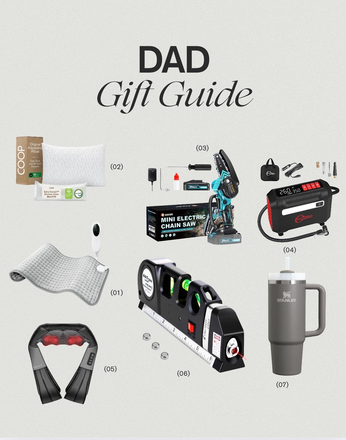 Gift Guide for Dad 


#LTKHoliday #LTKMens #LTKGiftGuide