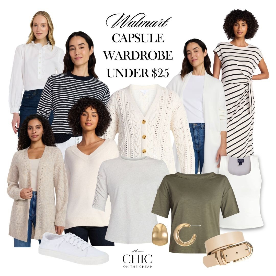 Capsule wardrobe finds under $25 from Walmart