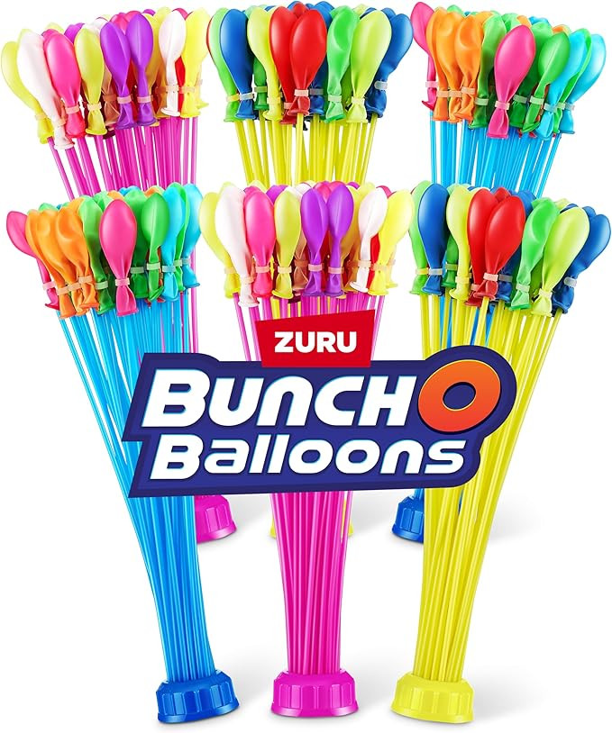Bunch O Balloons Crazy Color by ZURU, 200+ Rapid-Filling Self-Sealing Water Balloons for Outdoor ... | Amazon (US)