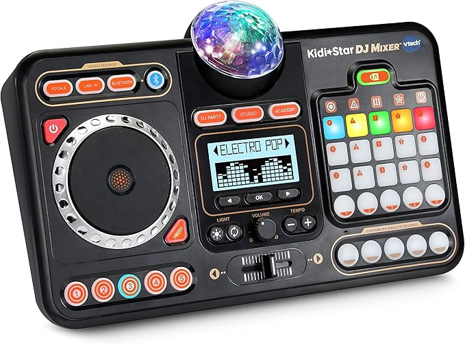 VTech KidiStar DJ Mixer Black | Amazon (US)