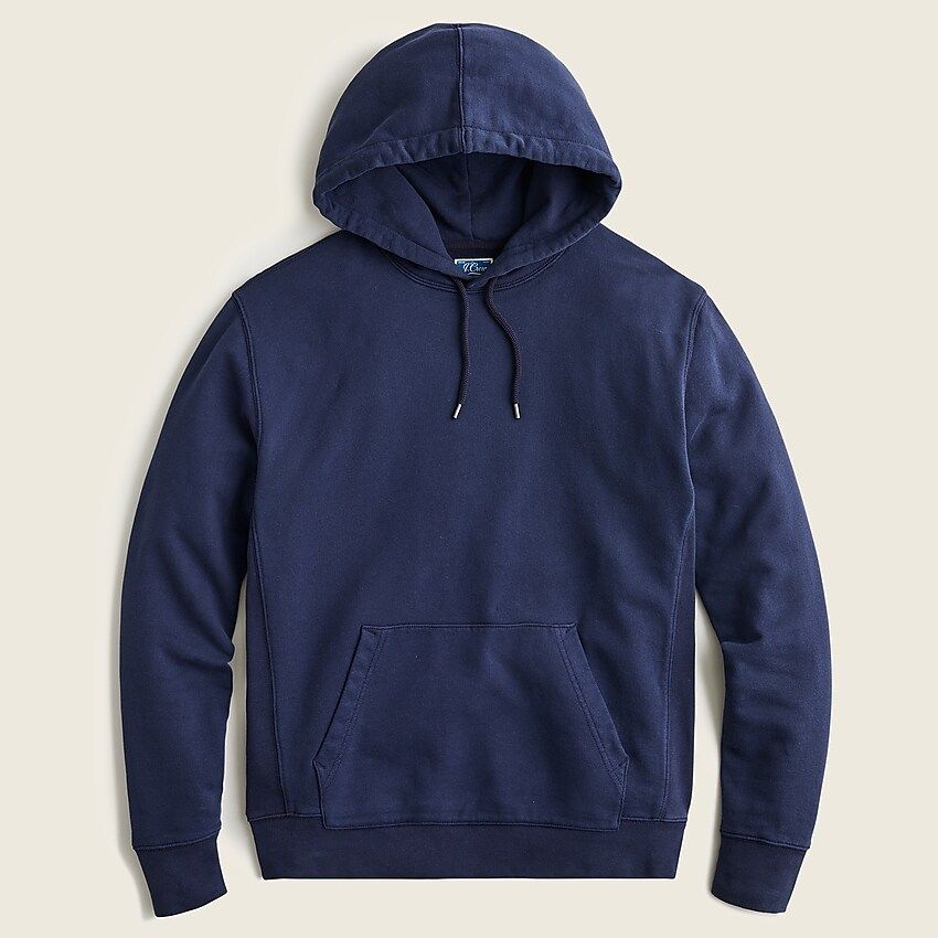 Garment-dyed french terry hoodie | J.Crew US