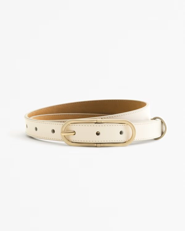 Women's Oval Buckle Belt | Women's Accessories | Abercrombie.com | Abercrombie & Fitch (US)