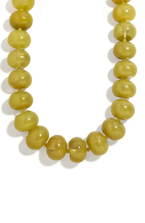 BaubleBar Joan Necklace in Olive at Nordstrom | Nordstrom