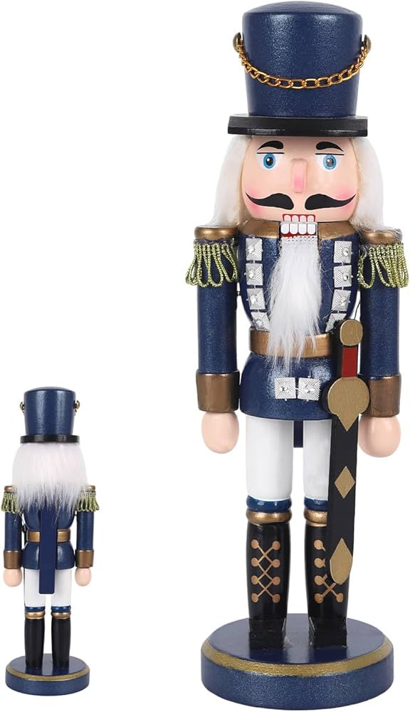 1 Pc Christmas Nutcracker Wooden Nutcracker Soldier, 25cm Christmas Traditional Nutcracker Orname... | Amazon (CA)