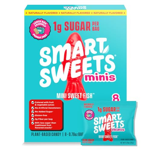 Smart Sweets Mini Sweet Fish Multipack, 6.24 Ounce | Amazon (US)