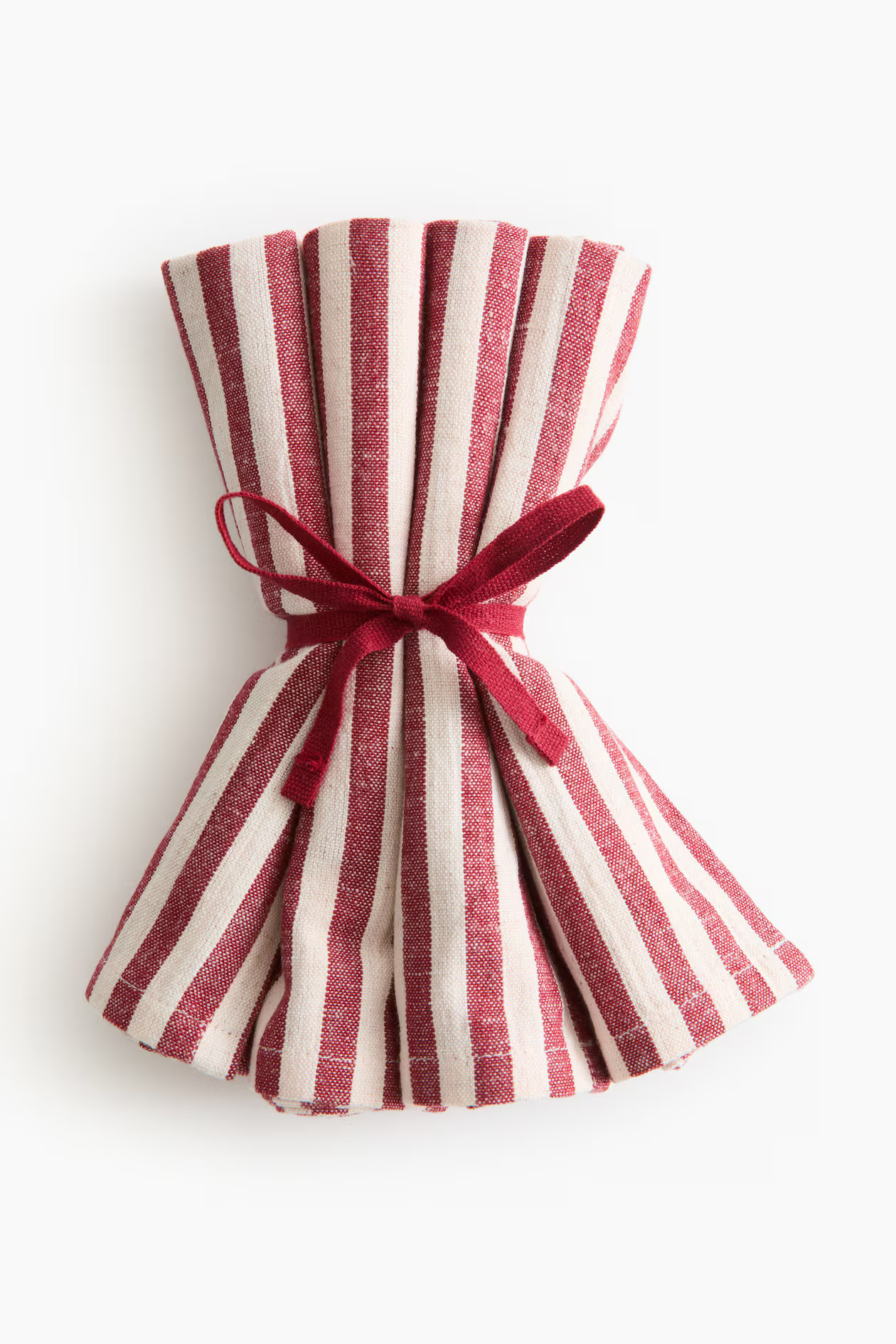 4er-Pack Baumwollservietten - Rot/Weiß gestreift - Home All | H&M AT | H&M (DE, AT, CH, NL, FI)