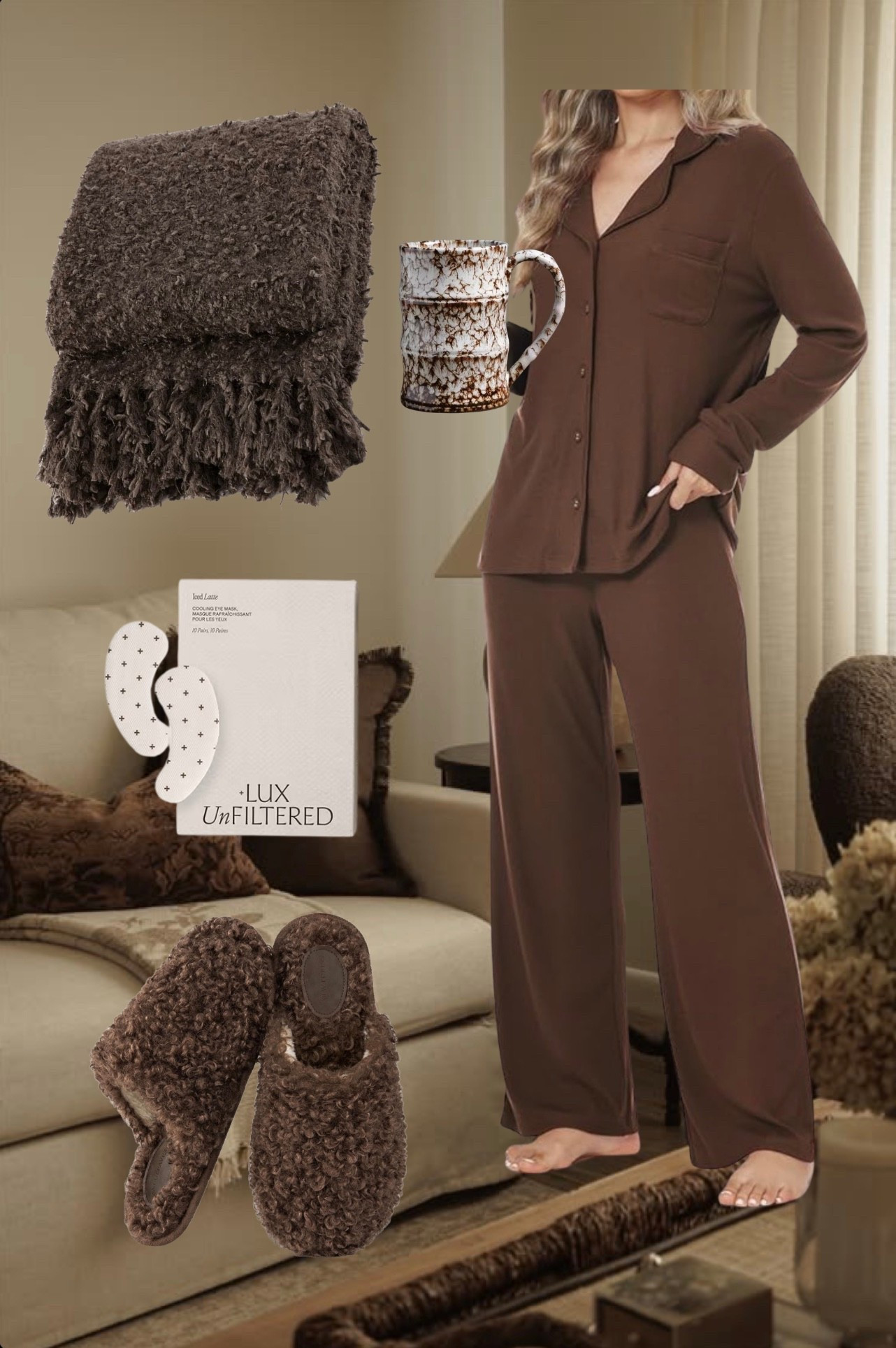 Comfy pajamas for a cozy day at home #amazonpajamas #skimspjsdupe #cozyvibes #wfhoutfit #pajamas #pjs #airportoutfit #sahmoutfit #comfyoutfit

#LTKootd
