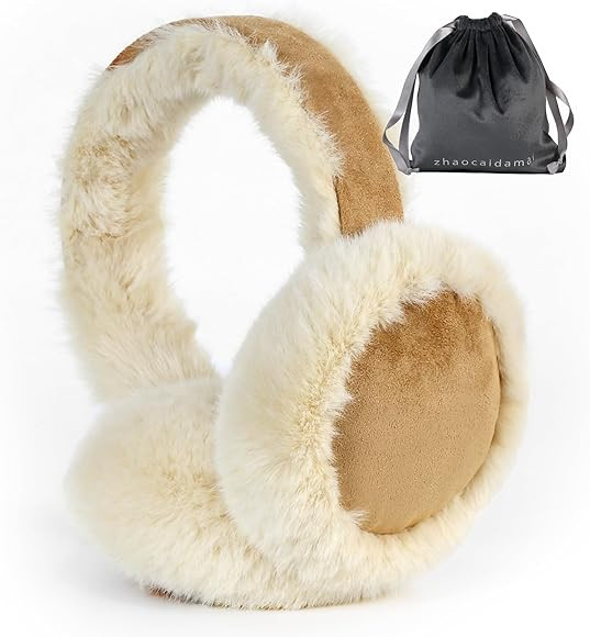 Ear Muffs Winter, Winter Ear Muffs Women, Earmuffs Winter Faux Fur Warm Earmuffs Foldable Outdoor... | Amazon (CA)
