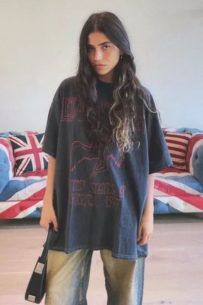 Led Zeppelin T-Shirt Dress | Urban Outfitters (US and RoW)