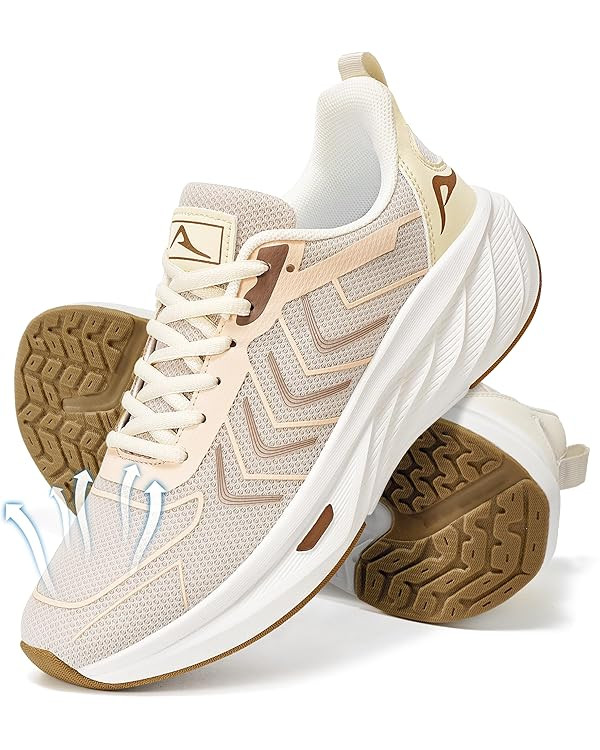 HARENCE Womens Sneakers Tennis Shoes: Comfortable Breathable Non Slip Casual Athletic Walking Sho... | Amazon (US)