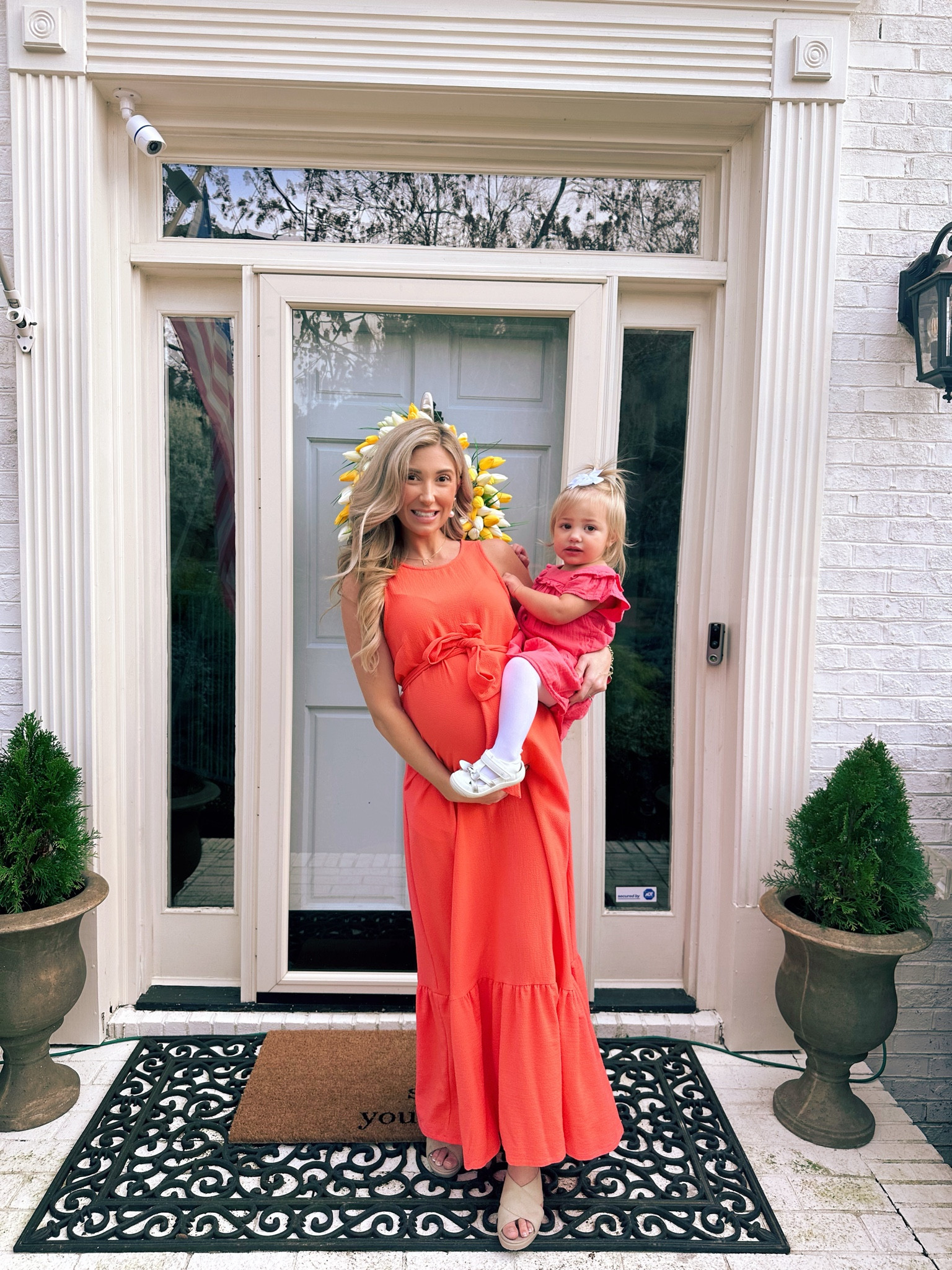 Cotton flutter sleeve toddler dress 🤍 The perfect fit for spring. Lilly is wearing a 2T from Target. Under $20

#LTKbaby #LTKbump #LTKkids