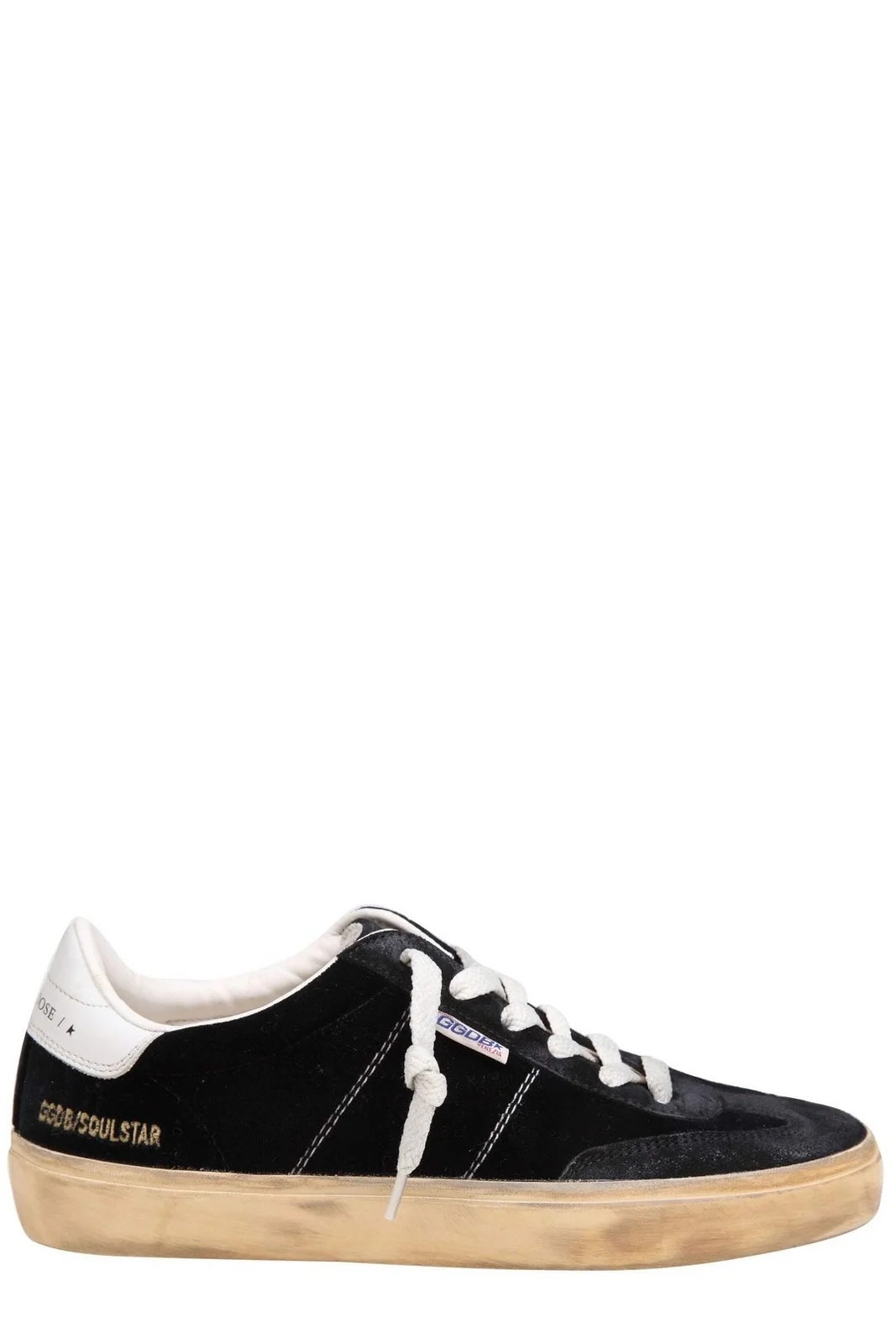 Golden Goose Deluxe Brand Soul Star Low-Top Velvet Sneakers | Cettire Global