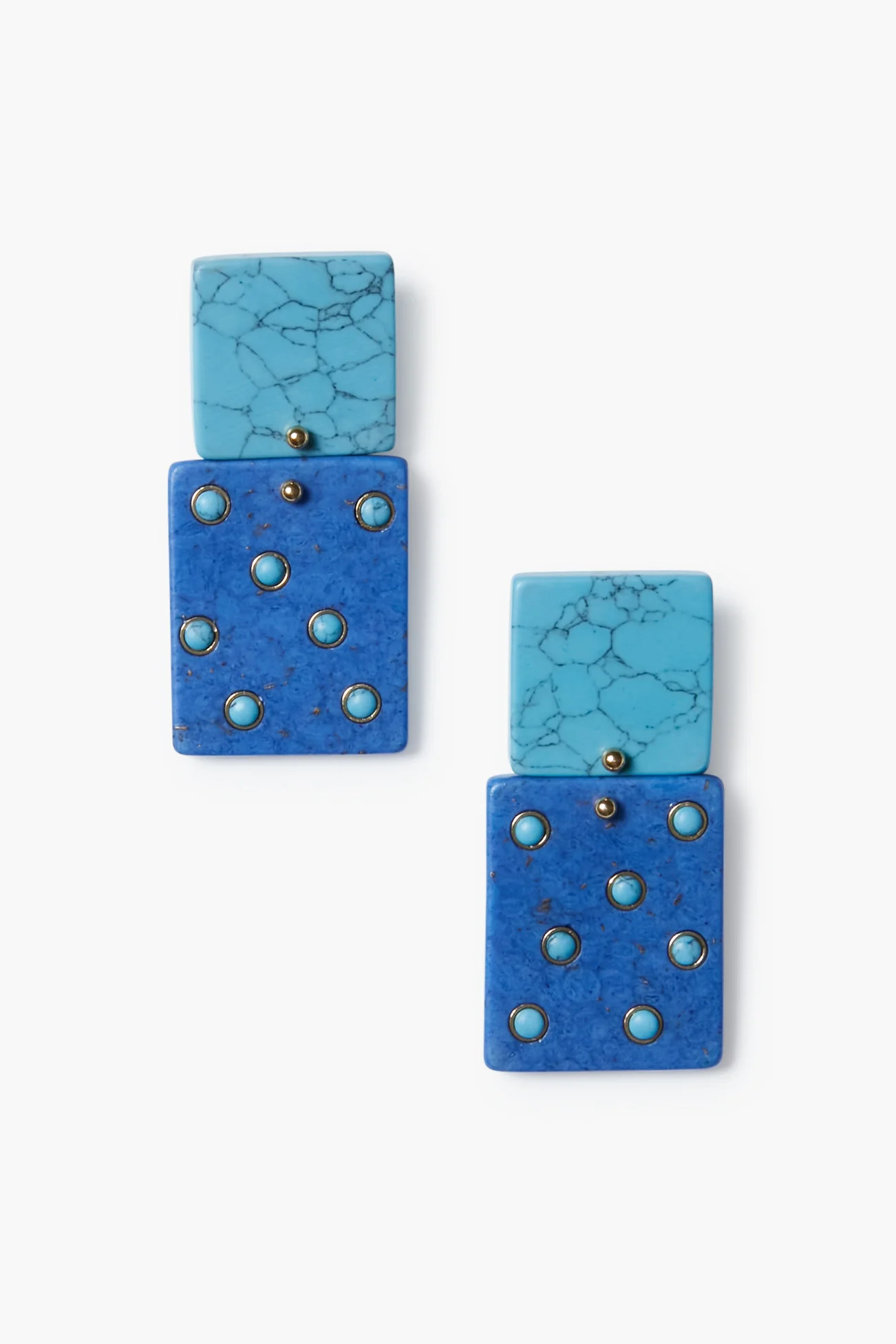 Navy Miranda Earrings | Tuckernuck (US)