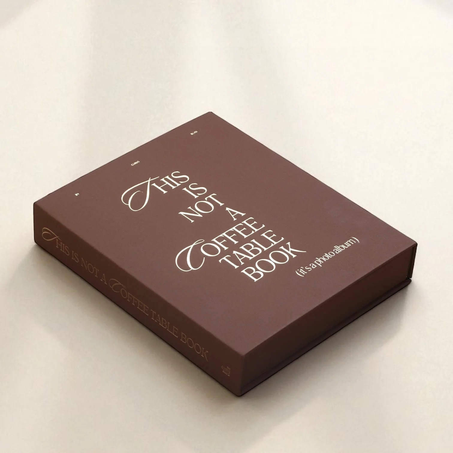 "This is Not a Coffee Table Book" Photo Album | Curio Blvd