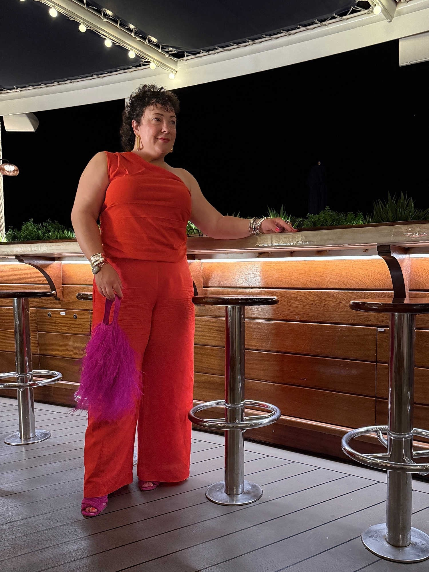 Felt red hot in this fiery red look with pink accessories! 

#LTKMidsize #LTKPetite #LTKOver40