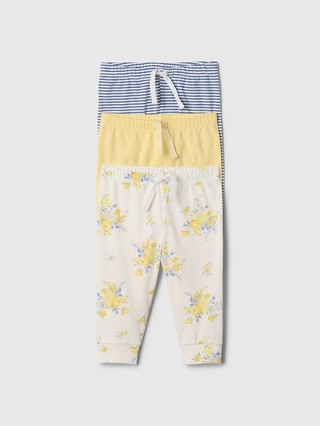 Baby First Favorites Organic Cotton Pull-On Pants (3-Pack) | Gap (US)