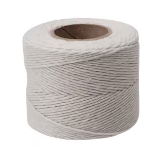 Everbilt #12 x 420 ft. 100% Cotton Twine Rope, White 70077 - The Home Depot | The Home Depot