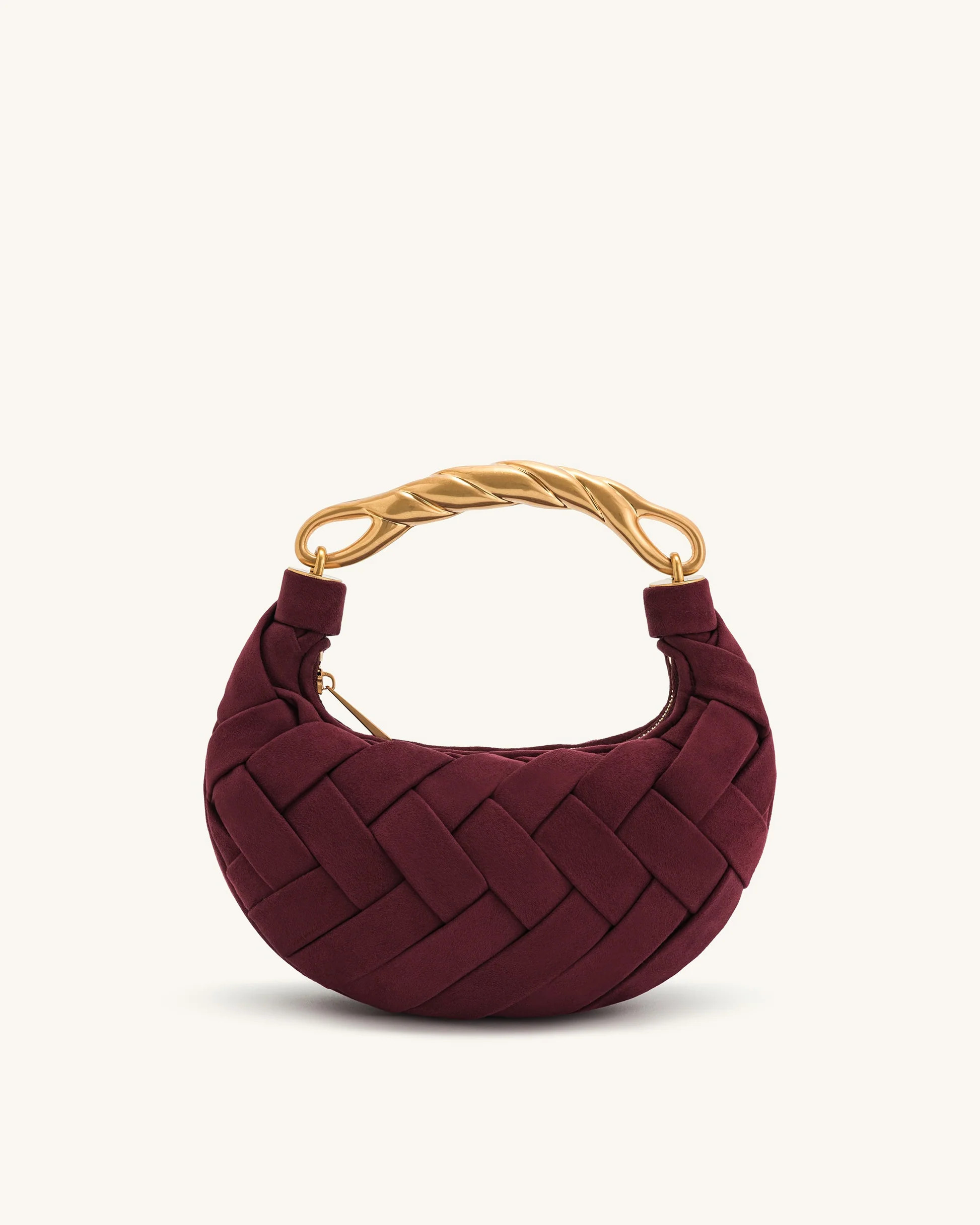 Orla Weave Handbag - Claret | JW PEI US