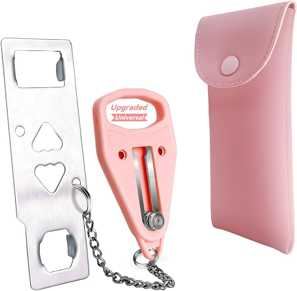 AceMining Portable Door Lock Home Security Door Locker Travel Lockdown Locks for Additional Safet... | Amazon (US)