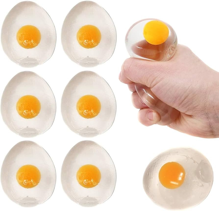 The Dreidel Company Sticky Egg Splat (Clear, 6-Pack) | Amazon (US)