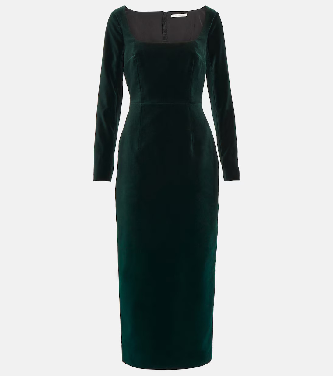 Nyla cotton velvet midi dress | Mytheresa (INTL)