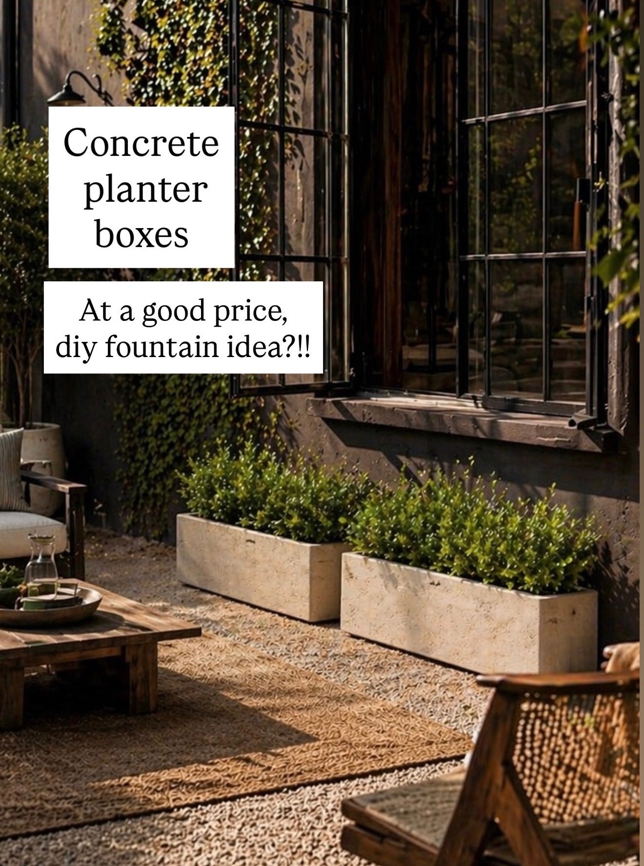 These concrete planters are beautiful. You can also turn it into a DIY fountain such as you see a pottery barn

#LTKSaleAlert #LTKHome