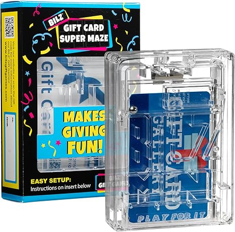 BILZ® Super Maze | Gift Card Puzzle Game for Ages 8+ | Made in USA | Easy Fun Setup | Fits Gift ... | Amazon (US)