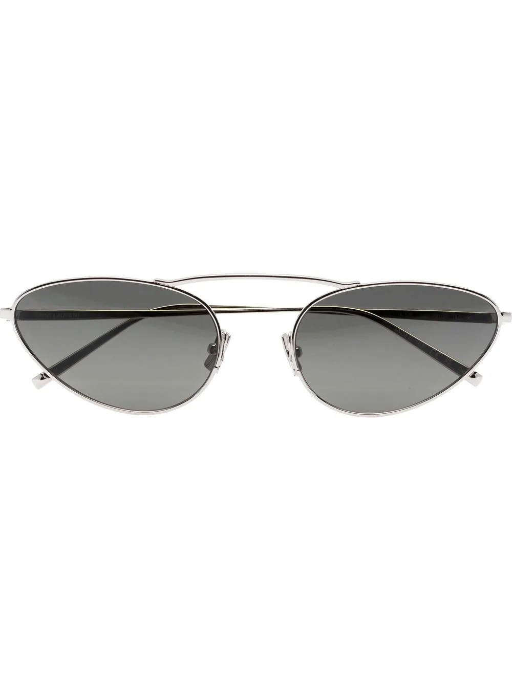 Saint Laurent Eyewear 538 cat-eye Frame Sunglasses | Grey | FARFETCH | Farfetch Global