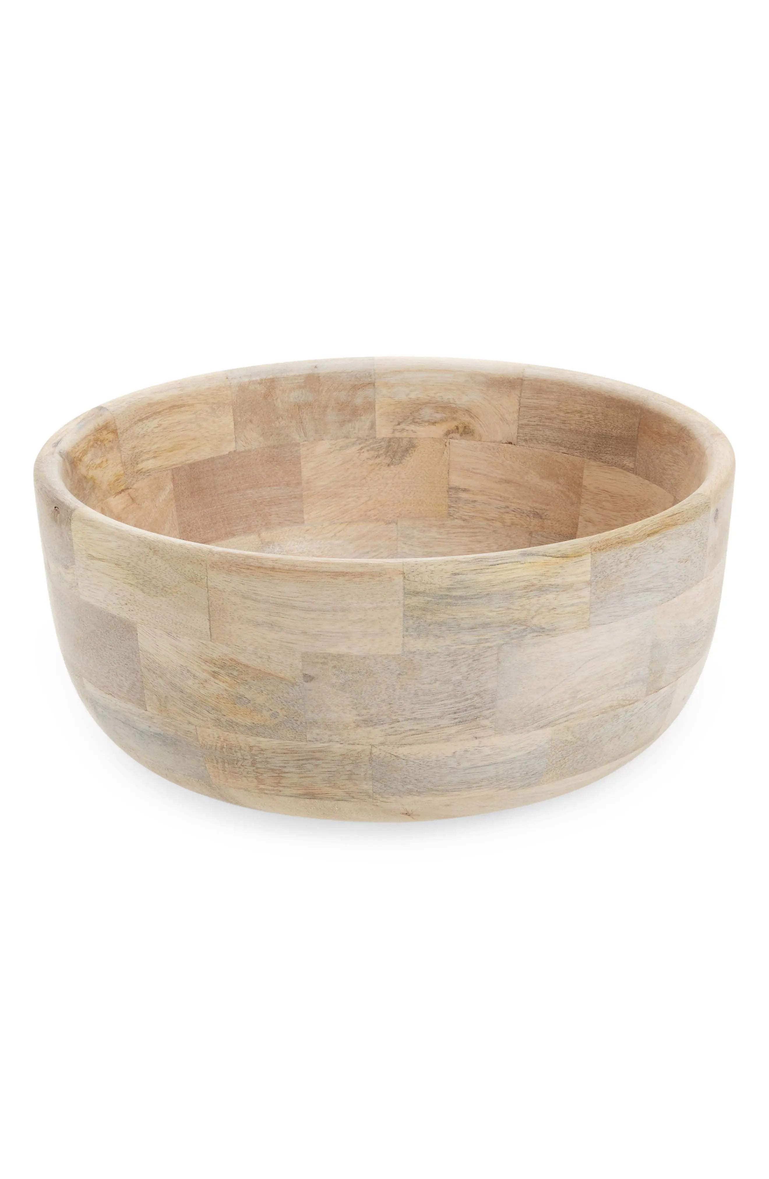 Nordstrom 11-Inch Wood Serving Bowl in Blonde at Nordstrom | Nordstrom