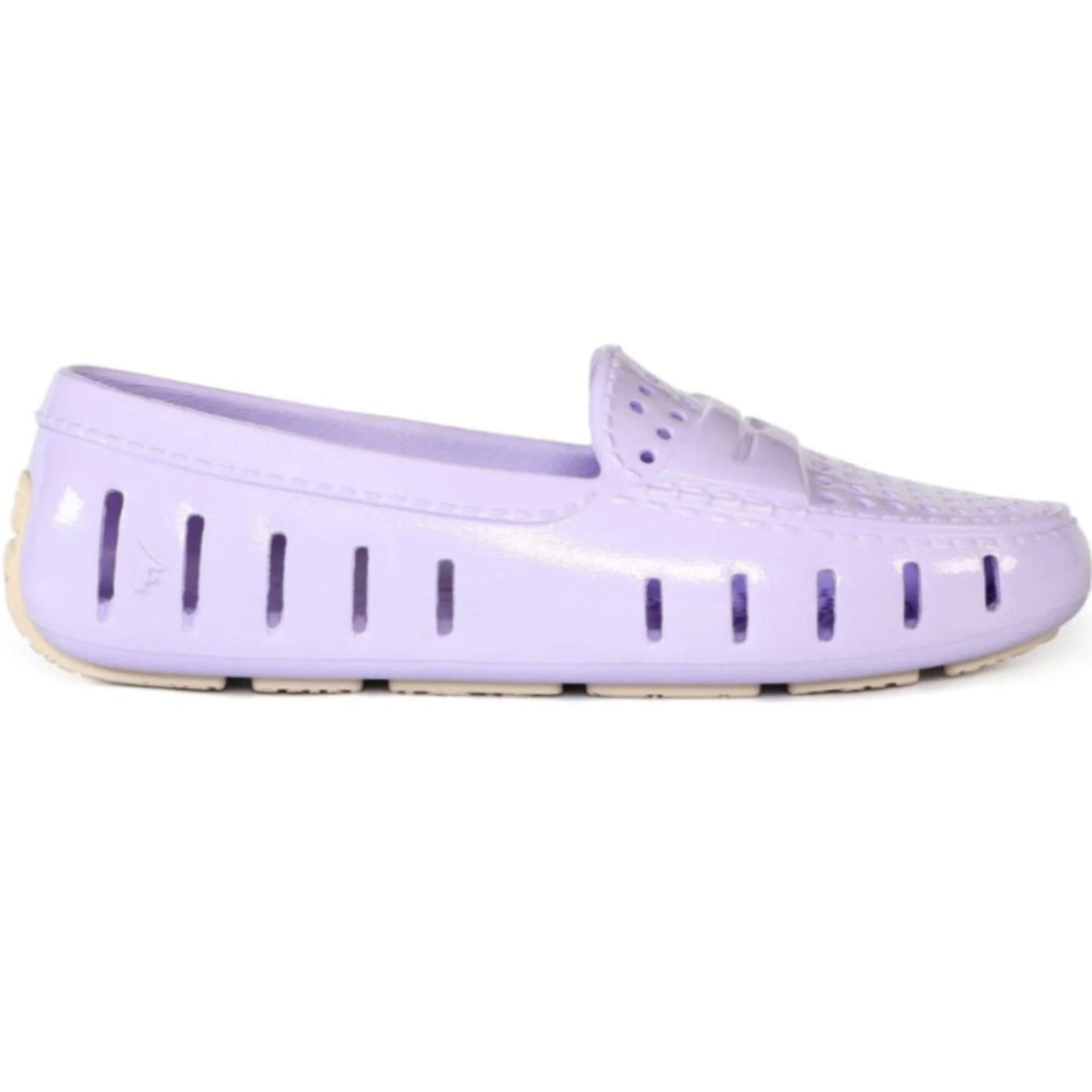 Women's Posh Blue Dusty Pink Lilac Patent Loafers | Floafers