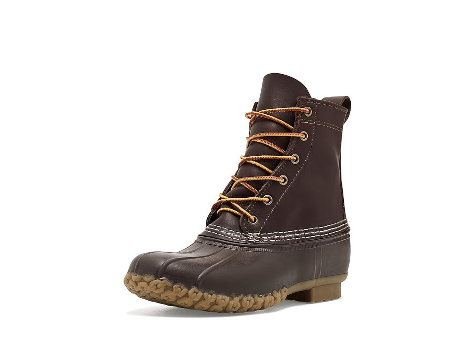 L. L.Bean 8 Bean Boots Women's Rain Boots Brown/Tan Opaque: 11 B - Medium, Leather | Zappos.com