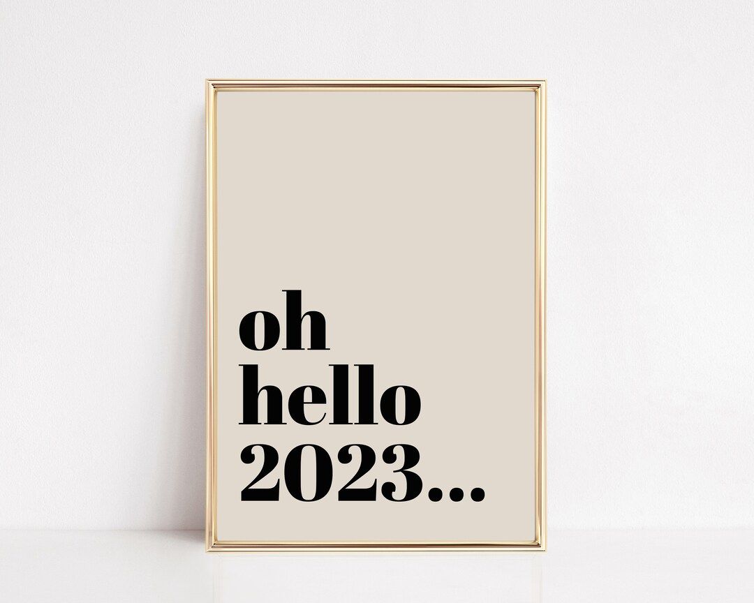 2023 new years decor | printable new years eve decorations | new years eve printable | new years ... | Etsy (US)