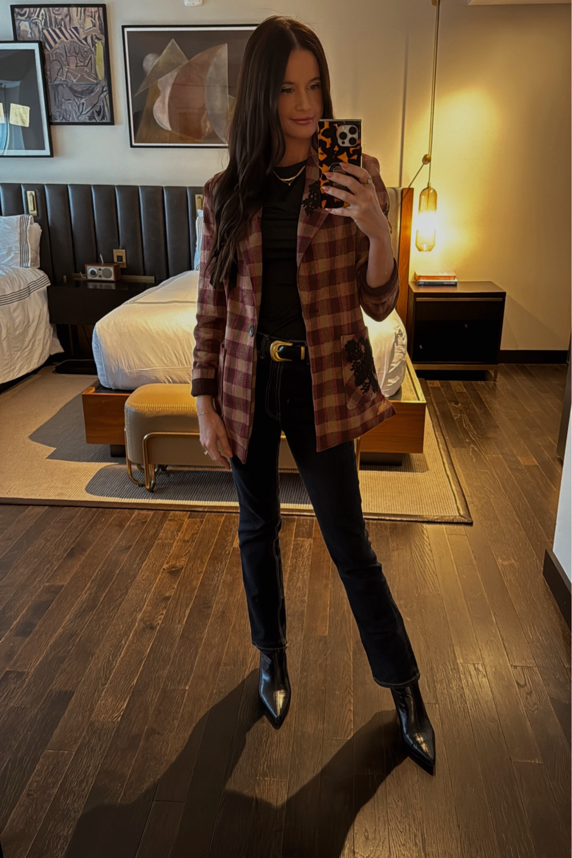 Work outfit | business casual | booties | blazer | office outfit | conference | fall outfit | winter outfit | plaid | boots | cold weather | preppy outfit | workwear 

#LTKWorkwear #LTKStyleTip #LTKShoeCrush