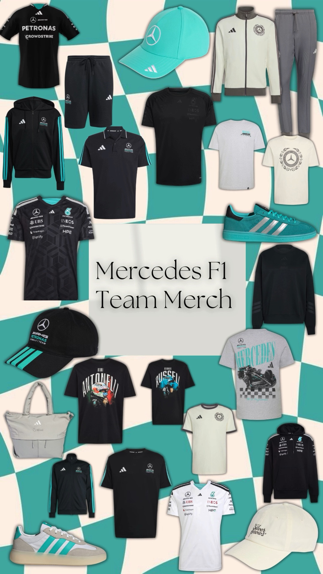 The 2026 Formula One season is here and with it comes new merch. Mercedes is back with their new main clothing sponsor Adidas.Together Adidas x Mercedes Formula One released a bunch of merch. I think Mercedes merch is always hit or miss but the shoes and matching sweatsuits are so cute. I gathered some of my favorite merch items in this collection for you to shop.
(March 3, 2026)

#LTKSpringSale #LTKootd #LTKdayinmylife