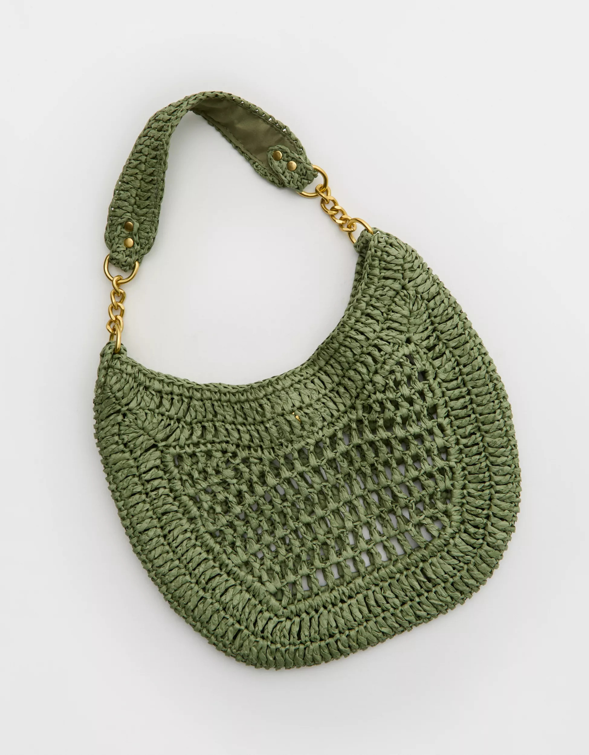 Aerie Straw Shoulder Bag | Aerie