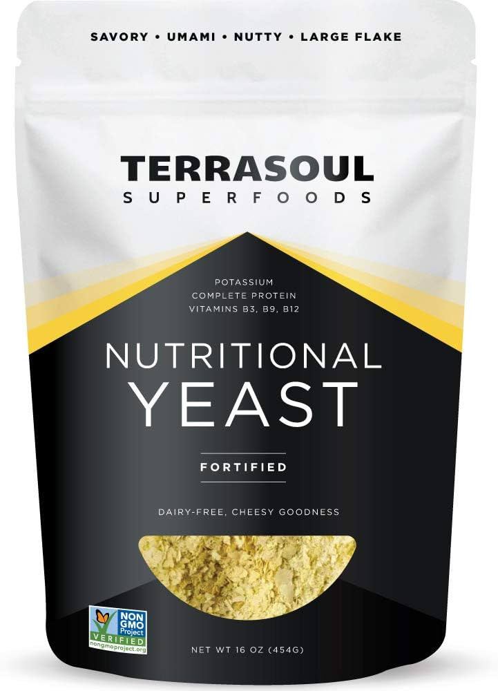 Terrasoul Superfoods Premium Nutritional Yeast Flakes, 16oz - Fortified | Gluten Free | Non-GMO |... | Amazon (US)