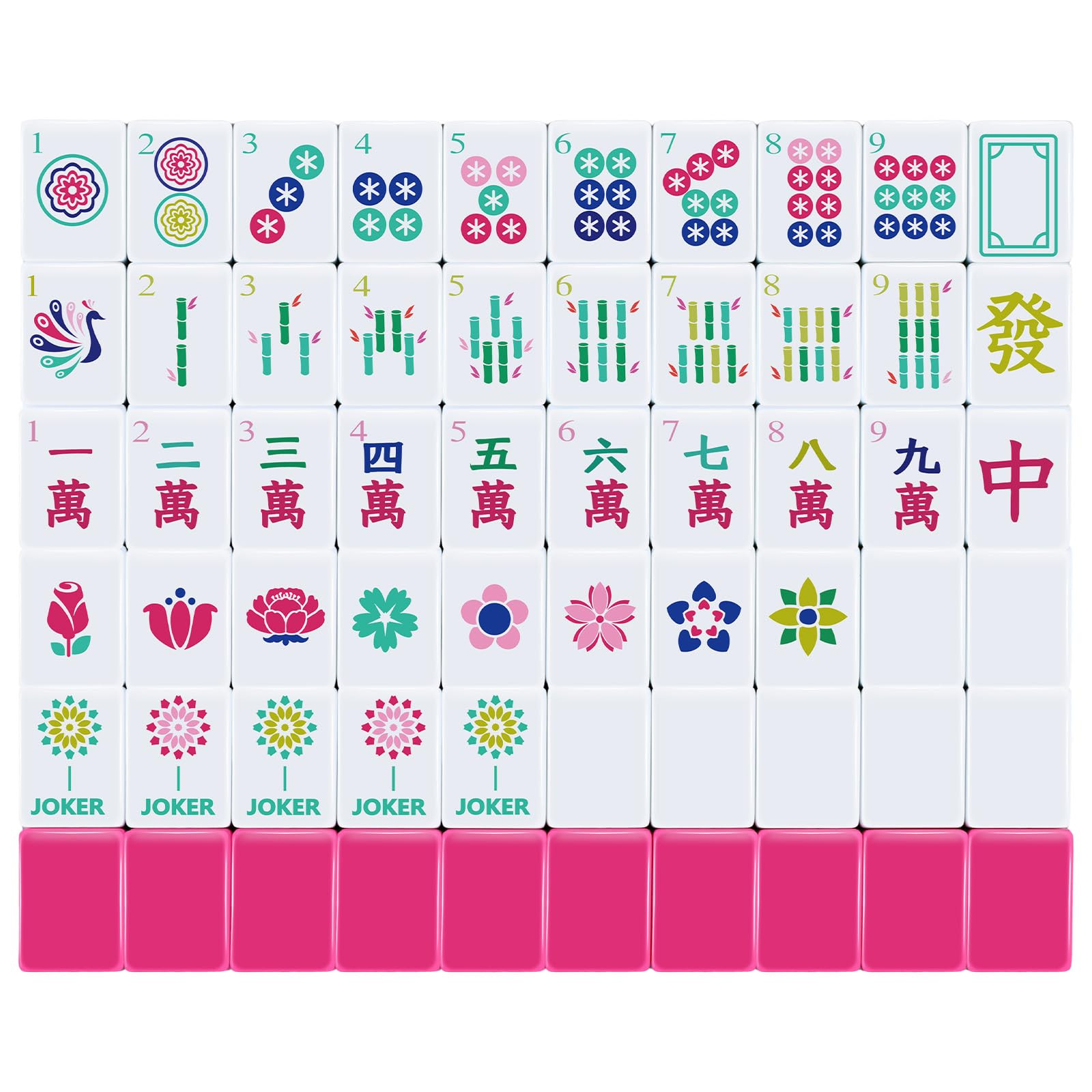 American Mahjong Set Only with 160 Mahjong Tiles 1.2-inch American Mah Jong Set Hand Carved Patte... | Amazon (US)