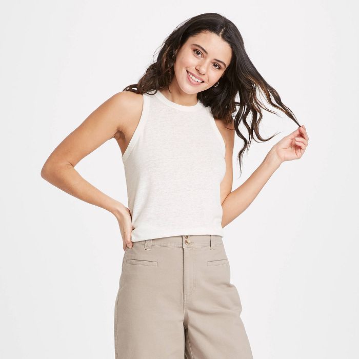 Women's Linen Tank Top - A New Day™ | Target