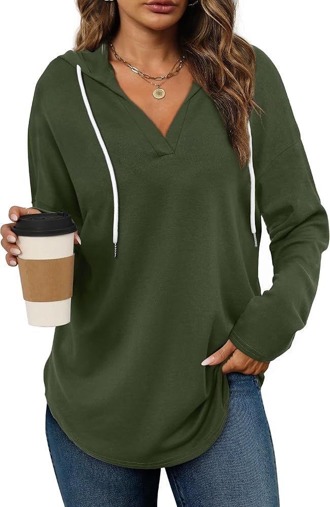 Womens Fall Fashion Hoodies for Women Pullover Sweatshirts Long SLeeve Shirts Trending Now 2023 | Amazon (US)
