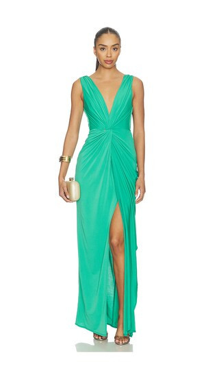Katie May Leo Gown in Green. - size M | Revolve Clothing (Global)