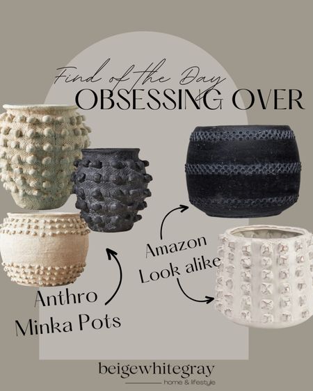 Who doesn’t move the viral anthropologie minka pots?!! And I found the same vibe on Amazon for less! Check them out here. Beigewhitegray 

#LTKunder100 #LTKFind #LTKhome