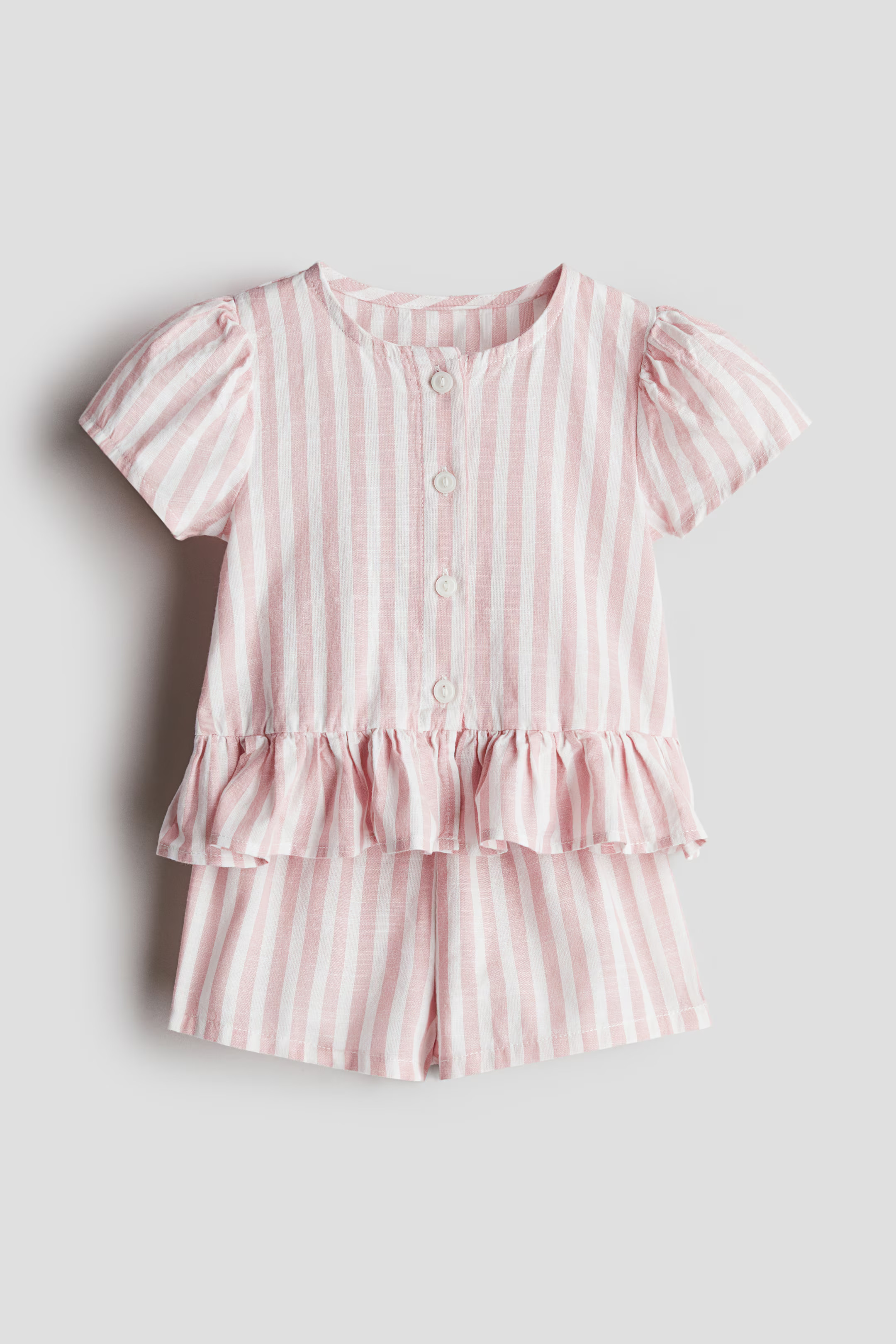 2-Piece Blouse and Shorts Set | H&M (US + CA)