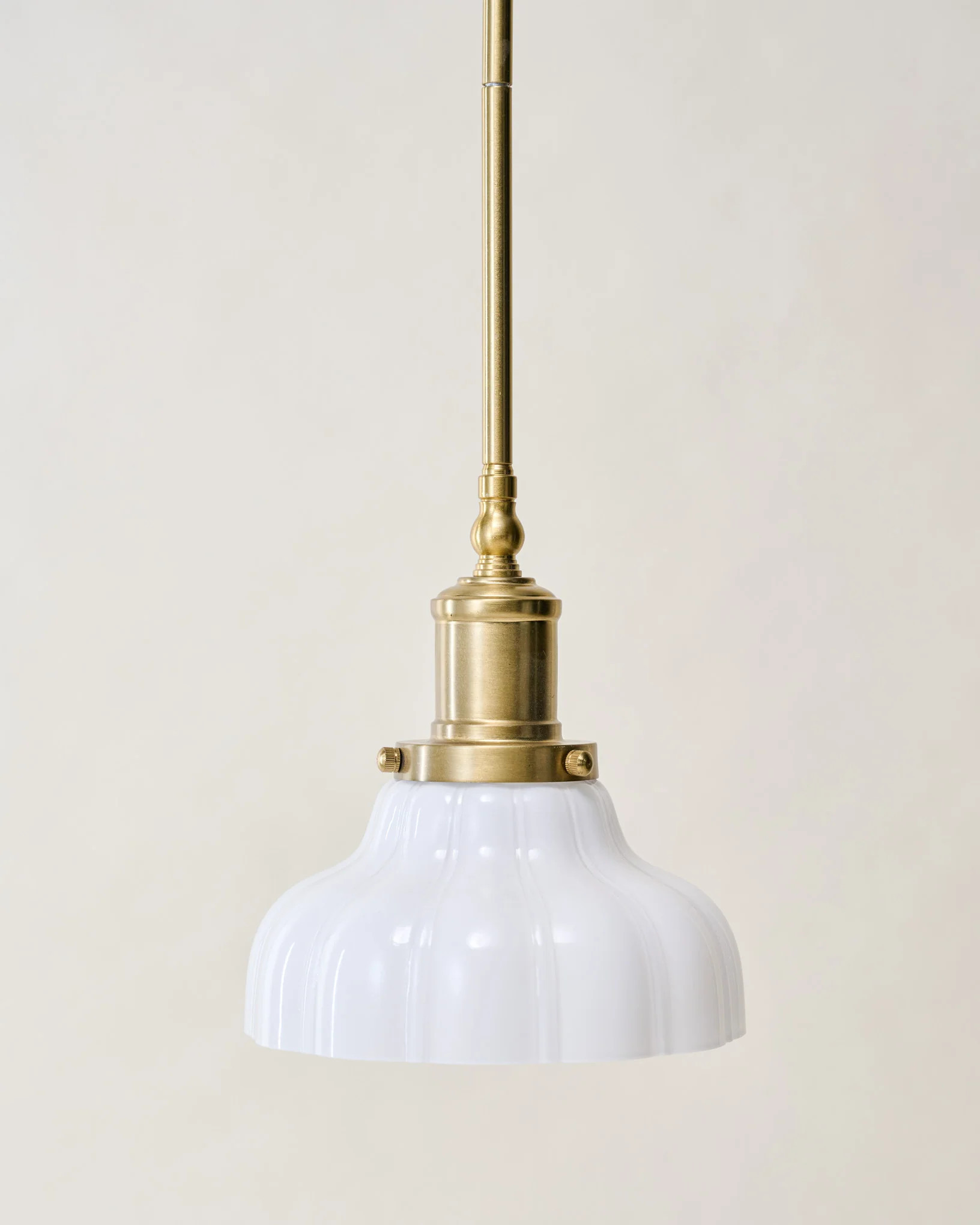 Polly Milk Glass Pendant | Magnolia