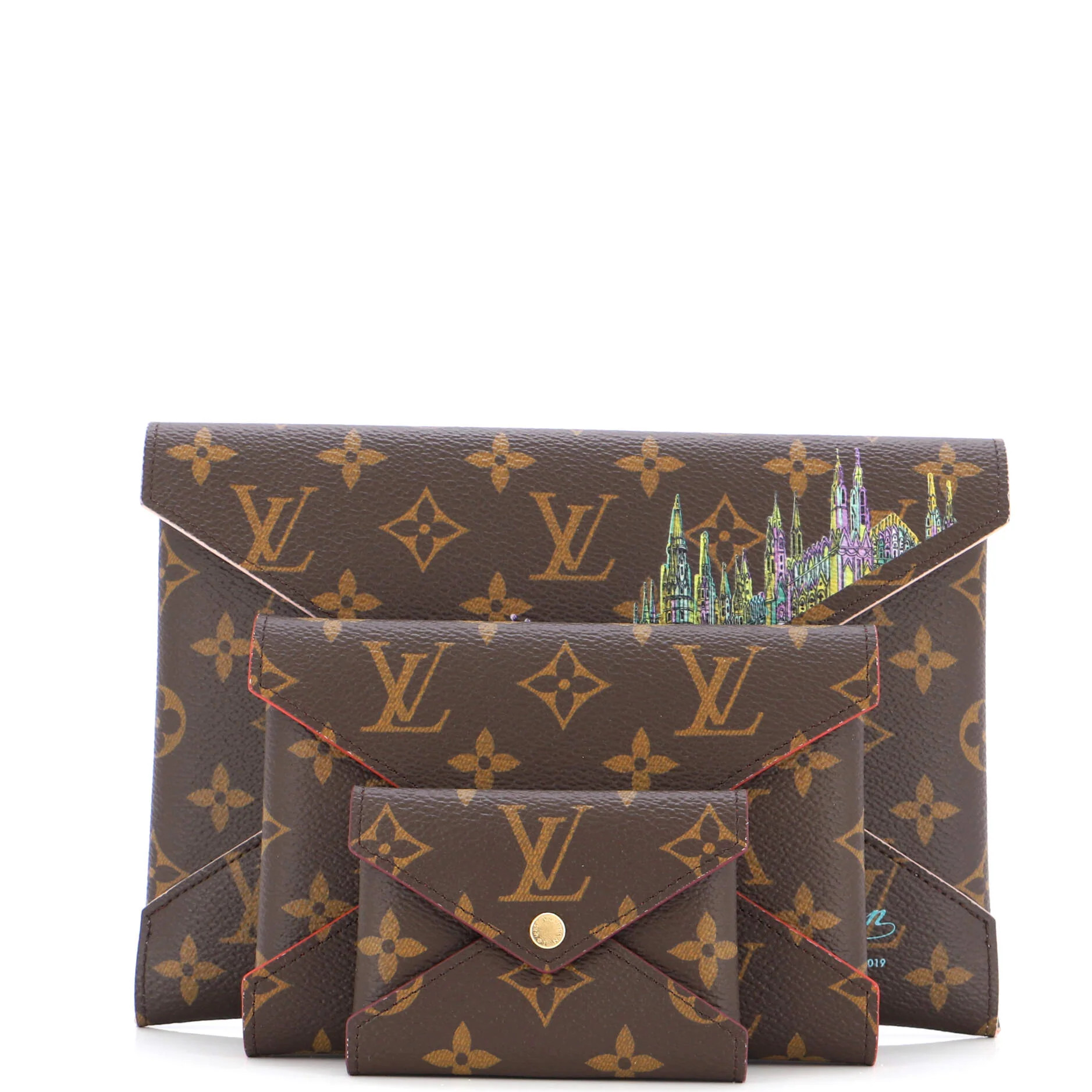 Louis Vuitton Kirigami Pochette Set Limited Edition Milano Monogram Canvas | Rebag