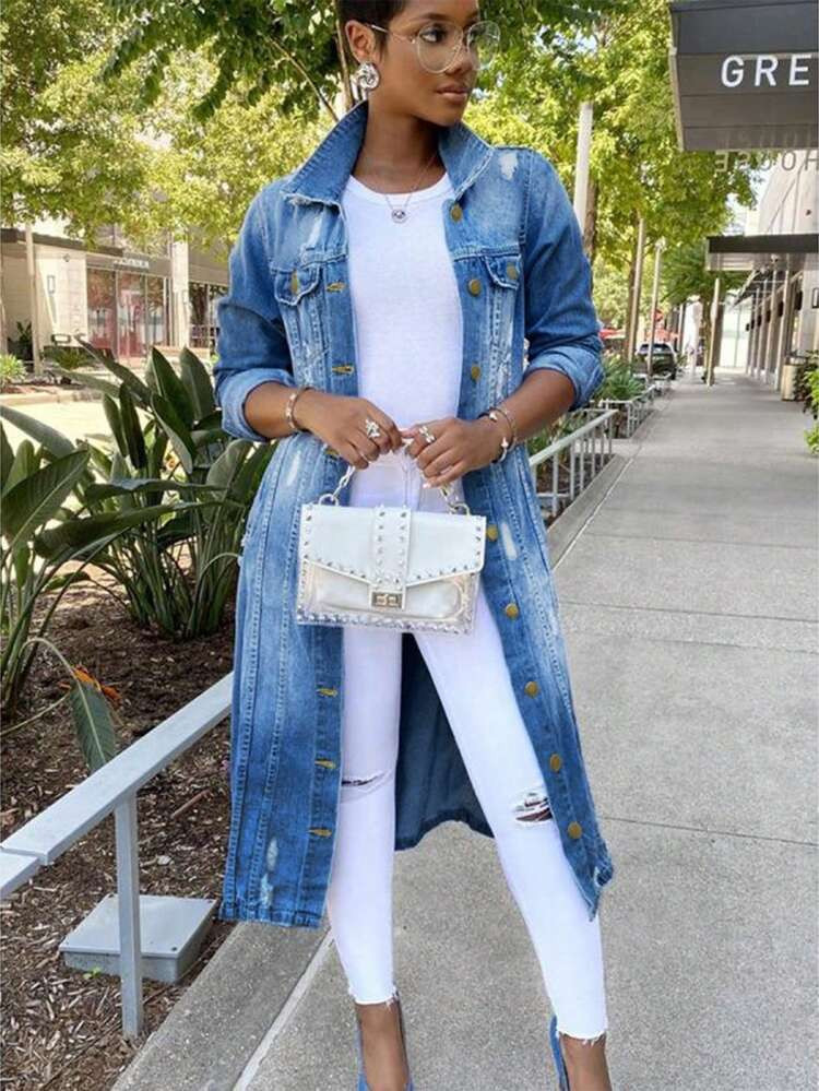 Color: Medium Wash | SHEIN